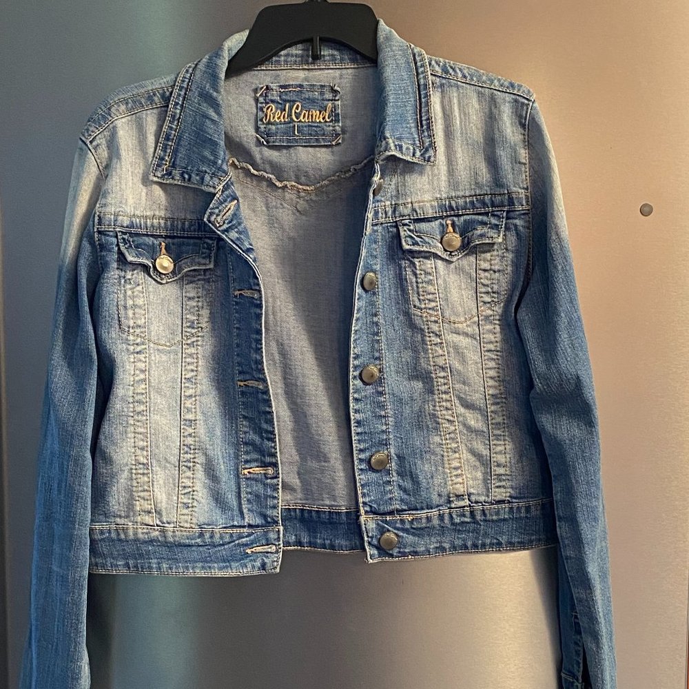 Red Camel Jean Jacket Size L